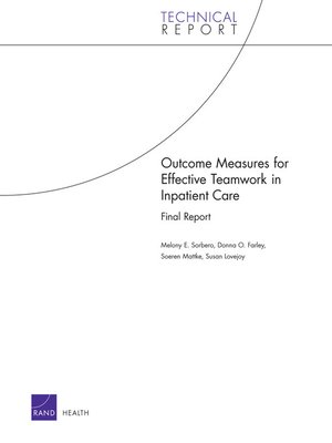 cover image of Outcome Measures for Effective Teamwork in Inpatient Care